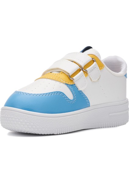 Günlük Kız Erkek Çocuk Spor Ayakkabı Sneaker Cırtlı Çift Şeritli Rahat Hafif ZL001