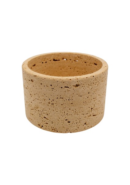 Traverten Yuvarlak Kase Saksı fırsatları