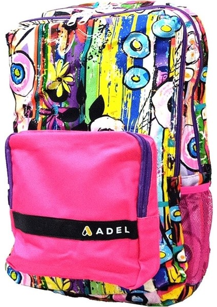 Game Sırt Çantası - Pembe - Çiçekler