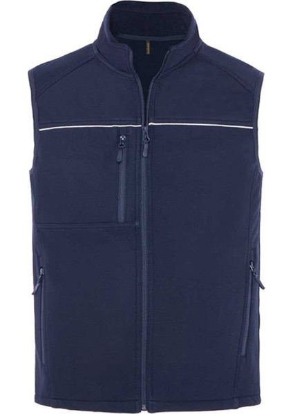 Yelek Softshell Outdoor Lacivert 09121 Gri 3xl
