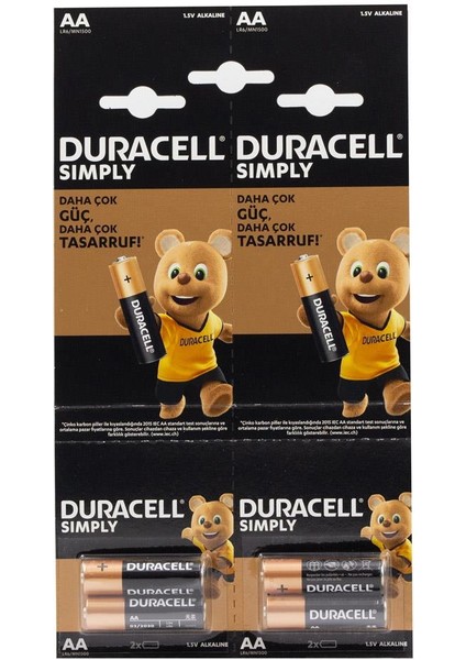 Simply Aa Alkalin Kalem Pil 12'li Paket fiyatları