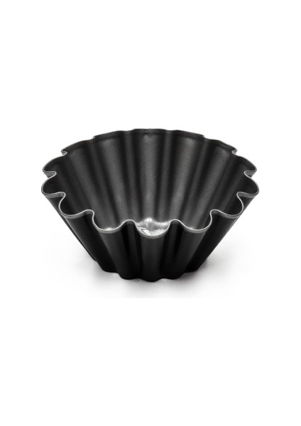 Mini Brioche Kalıbı Siyah 10 cm