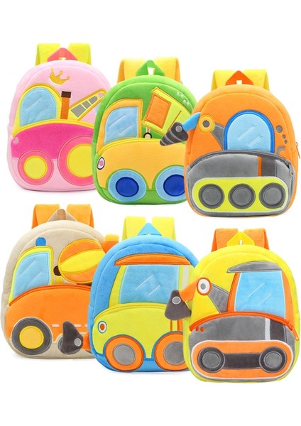 3D Karikatür Peluş Çocuk Okul Çanta Forklift (Yurt Dışından) (Yurt Dışından) fiyatları