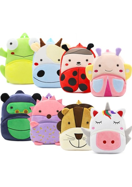 Hayvanat Bahçesi Serisi Peluş Çocuk Okul Çantası Unicorn Mor (Yurt Dışından) (Yurt Dışından) fiyatları
