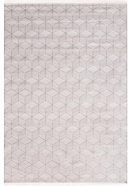 Çam Halı Norm 6211 Beyaz Romans Halı Modern Desenli Makine Halısı