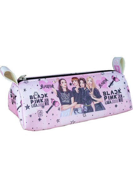 Kalem Kutusu Black Pink Blink Üçgen Tasarım Vegan Deri (Kalemlik) fiyatları