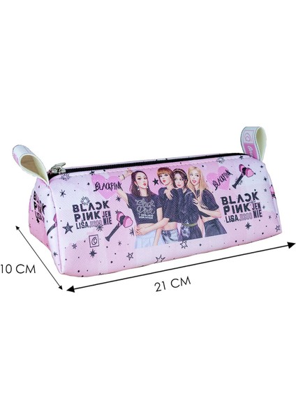 Kalem Kutusu Black Pink Blink Üçgen Tasarım Vegan Deri (Kalemlik) fırsatları