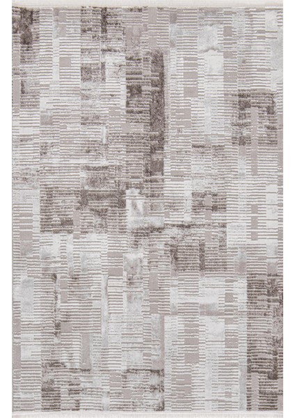 Çam Halı Norm 6204 Bej Romans Halı Modern Desenli Makine Halısı