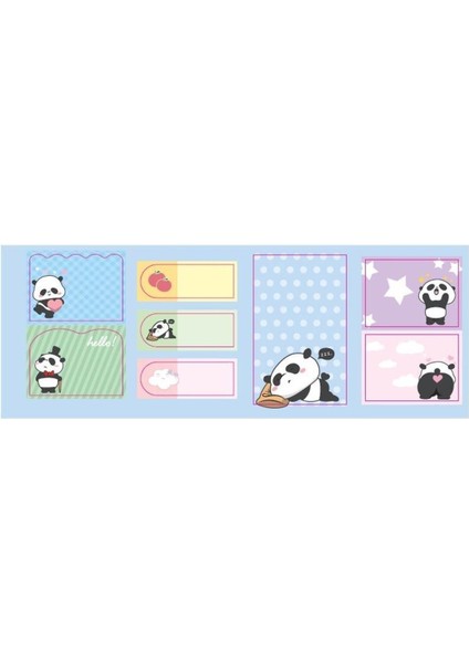 Panda Yapışkanlı Not Kağıdı Seti 160 Yaprak