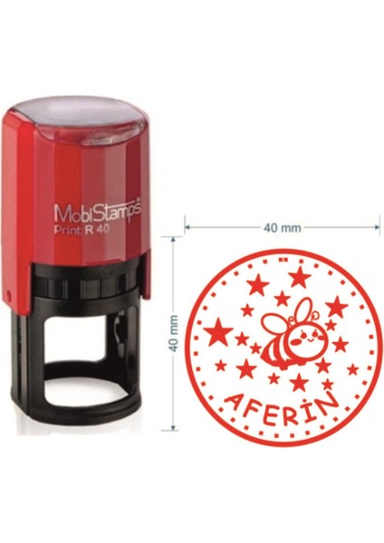 Öğretmen Kaşesi Yuvarlak Arı Gibi Çalışkan