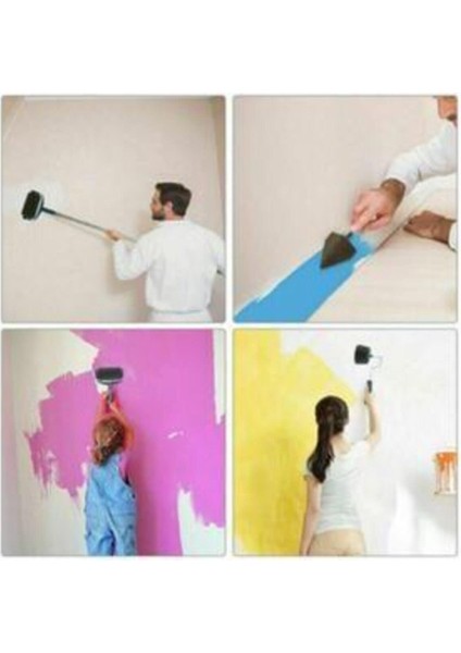 Paint Roller Damlatmayan Boya Rulosu Kolay Zahmetsiz Boyama Set