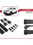 Nissan Qashqai 2014-2017 Arası ile Uyumlu Ace-1 Ara Atkı Tavan Barı Siyah 5