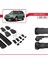 Subaru Forester 2008-2013 Arası ile Uyumlu Ace-1 Ara Atkı Tavan Barı Siyah 5