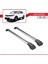 Nissan Qashqai 2014-2017 Arası ile Uyumlu Ace-1 Ara Atkı Tavan Barı Gri 3