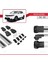 Nissan Qashqai 2014-2017 Arası ile Uyumlu Ace-1 Ara Atkı Tavan Barı Gri 5