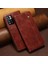 Xiaomi Redmi Note 11 Için Pu Deri Manyetik Flip Cüzdan Standlı Telefon Kılıfı - Kırmızı (Yurt Dışından) 4