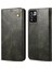 Xiaomi Redmi Note 11 Için Pu Deri Manyetik Flip Cüzdan Standlı Telefon Kılıfı - Yeşil (Yurt Dışından) 1