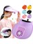 USB Fan Özellikli Şapka - Turuncu (Yurt Dışından) 2