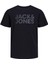 JJECORP LOGO TEE SS O-NEC Siyah Erkek Çocuk Kısa Kol T-Shirt 1