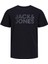 Jack & Jones Bisiklet Yaka Baskili Logolu Tisört - Çocuk 1