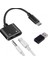 2'si 1 Arada USB Type-C - 3,5 mm Kulaklık Ses Jakı Şarj Kablosu Adaptörü + USB 3.0 Erkek Dönüştürücü Adaptör (Yurt Dışından) 1