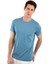 Bisiklet Yaka %100 Pamuk Erkek T-Shirt 2