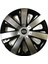 Kia Ceed Uyumlu 15 Inç Piano Black Siyah Beyaz Renkli Jant Kapağı 4 Adet 1