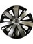 Mazda Mazda2 Uyumlu 15 Inç Piano Black Siyah Beyaz Renkli Jant Kapağı 4 Adet 1