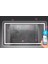 (H)70 x 120 cm Bluetoothlu Buğu Çözücülü Dokunmatik Işıklı Kumlamalı Banyo Aynası 1