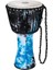 Padj8-L-F Travel Series 12" Djembe (Blue Tie Dye) 1