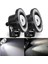 76 mm Beyaz Mercekli Angel LED Halkalı Sis Far Metal Gövde 2