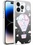 Apple iPhone 14 Pro Kılıf Desenli Zore Silver Sert Kılıf 1