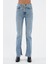 Cross Jeans  Açık Mavi Slim Straight Paçası Yırtmaçlı Çapraz Kemerli Jean Pantolon C 4556-012 2