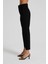 Elıza Cropped Siyah Paçası Kesikli Straight Cropped Fit Jean Pantolon C 4518-083 3
