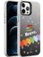 Apple iPhone 12 Pro Max Kılıf Desenli Zore Silver Sert Kılıf 1
