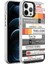 Apple iPhone 12 Pro Max Kılıf Desenli Zore Silver Sert Kılıf 1