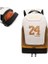 Forma Şeklinde Basketbol Sırt Çantası - Beyaz/Kahverengi (Yurt Dışından) 1