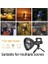 Süper Parlak Projektör, Taktik Şarj Edilebilir El Spotlight Fener Led El Feneri, Tripod Usb Çıkışlı, Çalışma Işığı (Yurt Dışından) 2