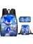 Sonic Anime Okul Çantası 3'Lü Çocuk Okul Çantası Seti (Yurt Dışından) 1
