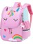Unicorn Desenli Okul Sırt Çantası - Pembe (Yurt Dışından) 2