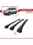 Renault Duster (Hs) 2010-2013 Arası ile Uyumlu Ace-1 Ara Atkı Tavan Barı Siyah 3 Adet Bar 4