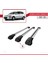 Hyundai Elantra Touring (Fd) 2007-2011 Arası ile Uyumlu Ace-1 Ara Atkı Tavan Barı Gri 3 Adet Bar 4