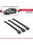 Audi A6 Allroad (C5) 1999-2005 Arası ile Uyumlu Ace-1 Ara Atkı Tavan Barı Siyah 3 Adet Bar 3