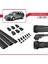 Audi A6 Allroad (C5) 1999-2005 Arası ile Uyumlu Ace-1 Ara Atkı Tavan Barı Siyah 3 Adet Bar 5