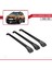 Dacia Sandero Stepway 2008-2012 Arası ile Uyumlu Ace-1 Ara Atkı Tavan Barı Siyah 3 Adet Bar 3