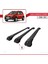 Dacia Sandero Stepway 2008-2012 Arası ile Uyumlu Ace-1 Ara Atkı Tavan Barı Siyah 3 Adet Bar 4