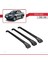 Toyota Hilux 2006-2016 Arası ile Uyumlu Ace-1 Ara Atkı Tavan Barı Siyah 3 Adet Bar 3