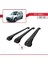 Opel Combo (C) 2001-2011 Arası ile Uyumlu Ace-1 Ara Atkı Tavan Barı Siyah 3 Adet Bar 4