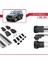 Jeep Cherokee (Kj) 2002-2007 Arası ile Uyumlu Ace-1 Ara Atkı Tavan Barı Gri 5