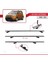 Kia Soul Hatchback 2009-2013 Arası ile Uyumlu Basıc Model Ara Atkı Tavan Barı Gri 3 Adet 5